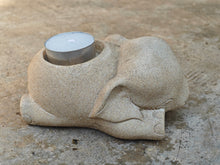 Elephant Shaped Stone Candle Holder